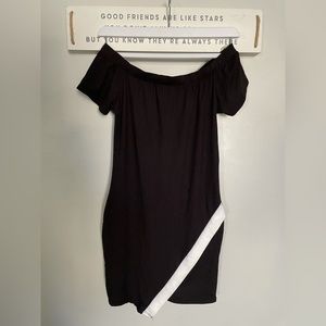 Arabella abstract mini dress
